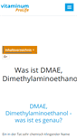 Mobile Screenshot of dmae-dimethylaminoethanol.com